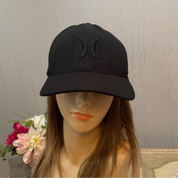 Hurley Flexfit Black Fitted Cap Hat Surfer Skater Streetwear Sz L-XL Unisex - Picture 14 of 14